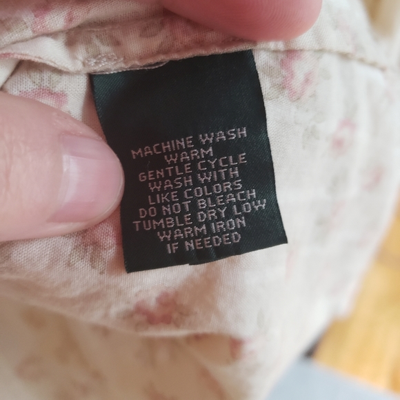 Laruen Ralph Lauren Floral Feminine Button Up Blouse Large L - Picture 6 of 6